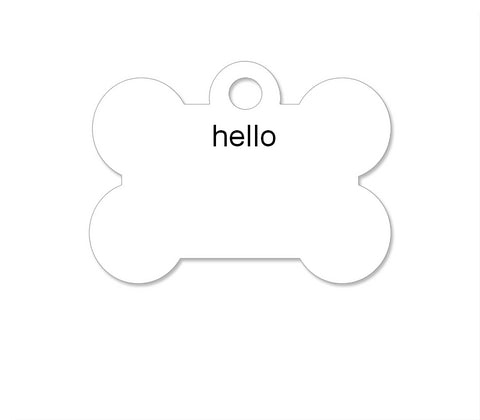 Dog Tag - Bone